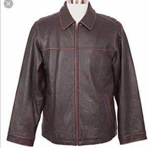 Sonoma Dark Brown  Size M  Leather Jacket